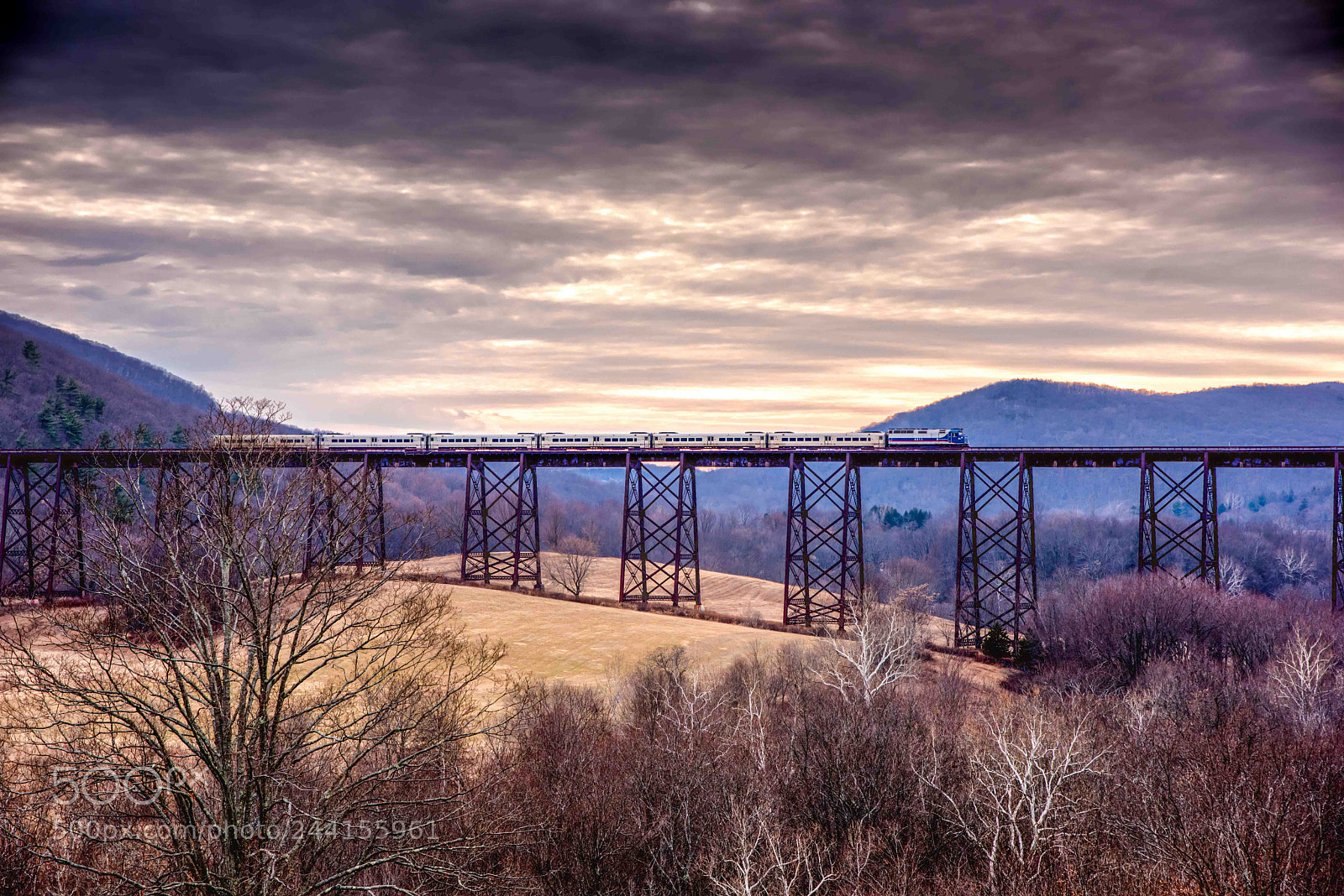 Nikon D810 sample photo. Mn train crosses moodna photography