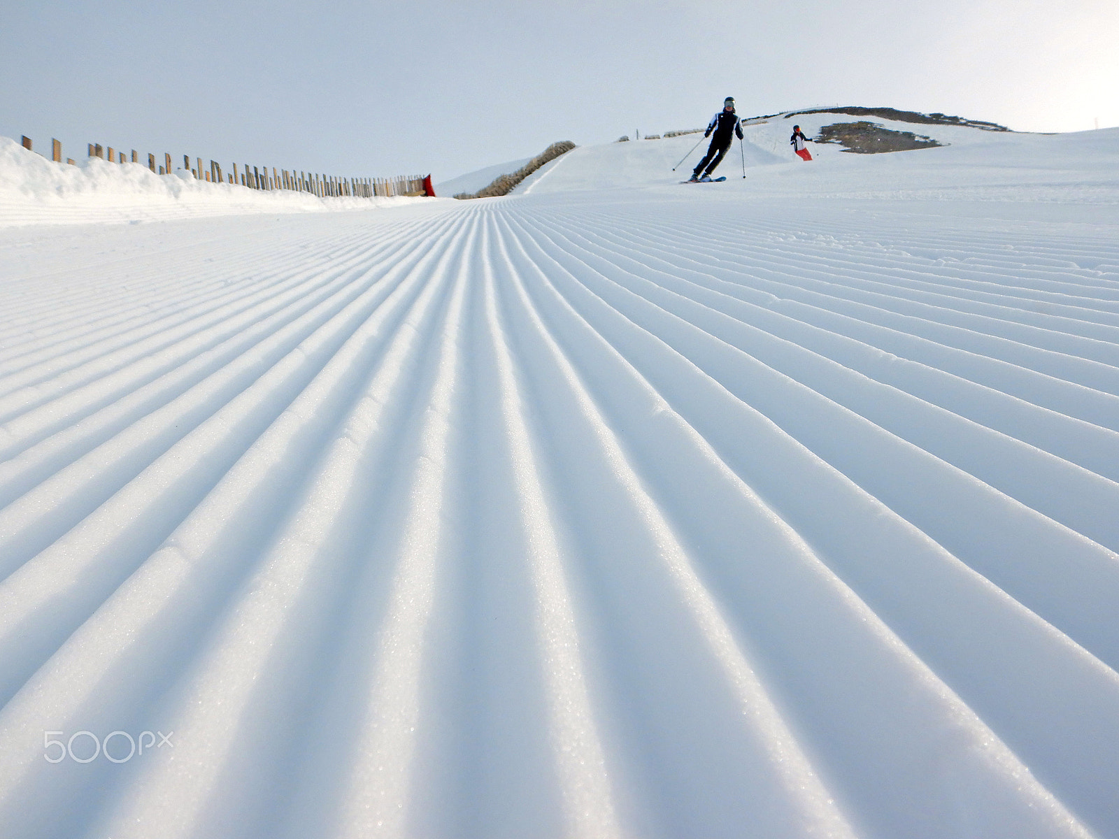 Nikon Coolpix W300 sample photo. Perfect ski slope preparation photography
