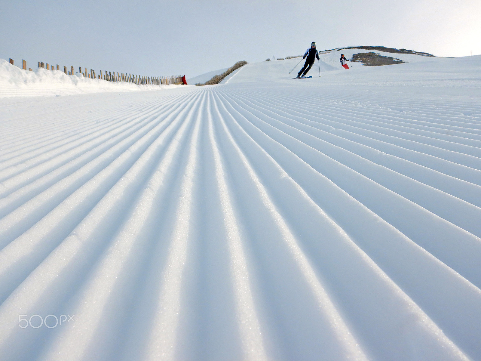 Nikon Coolpix W300 sample photo. Perfect ski slope preparation photography