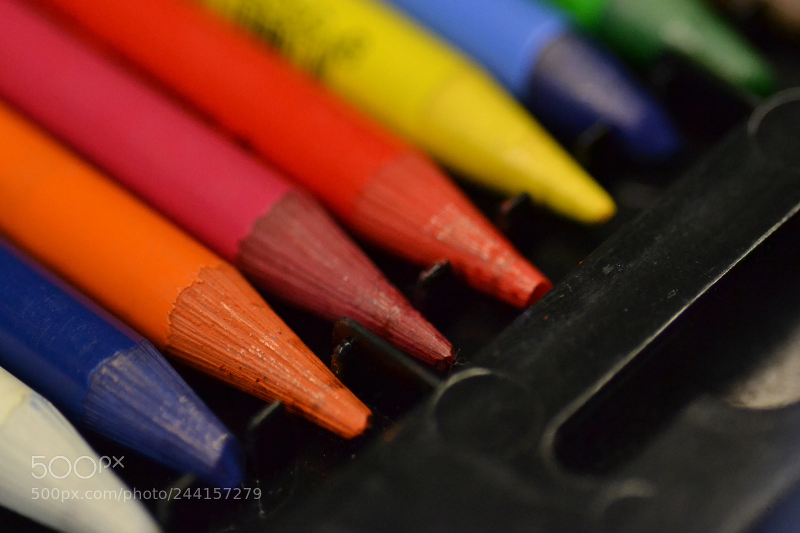 Nikon D3100 sample photo. Artist's pencil crayons photography