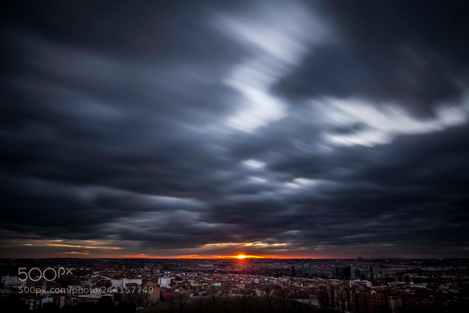 Canon EOS 60D sample photo. Madrid sunset photography