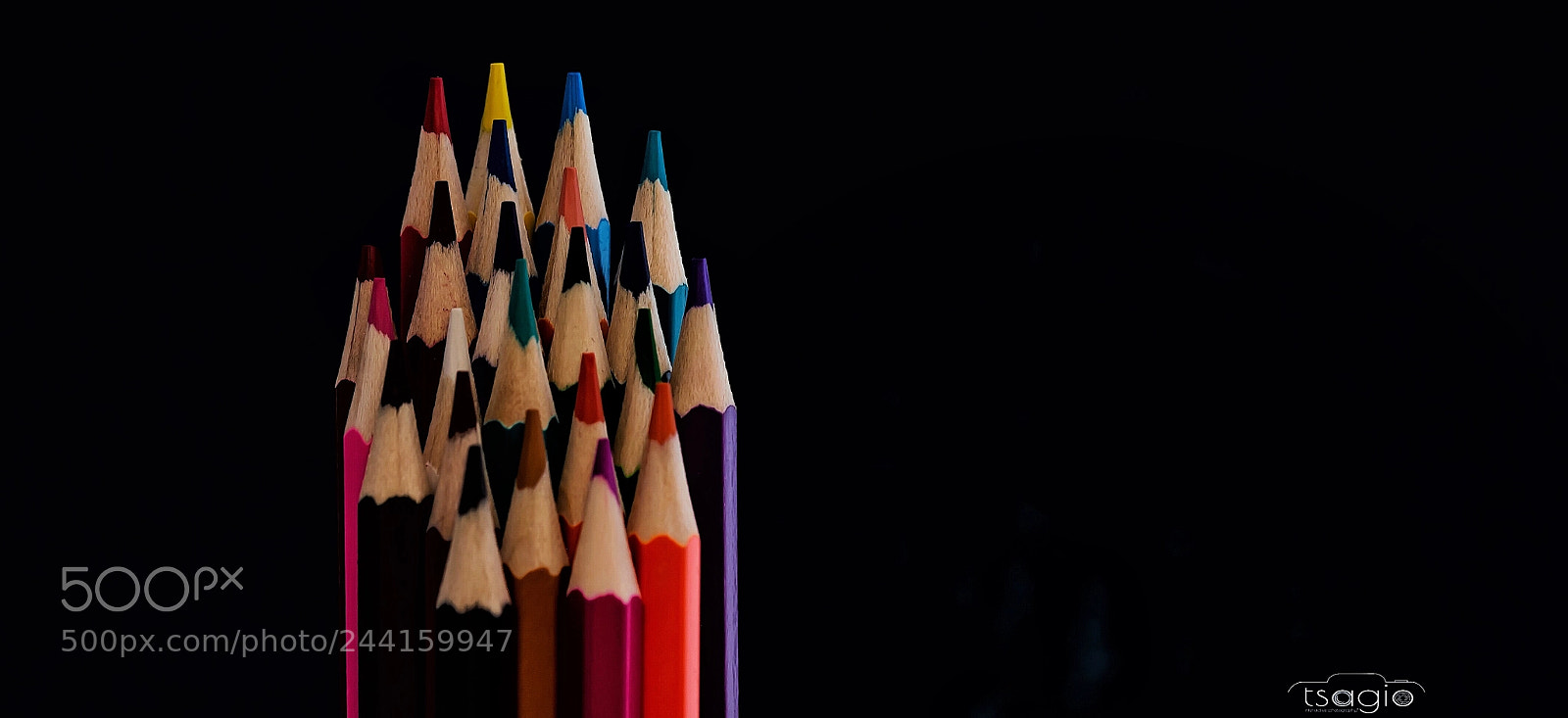 Nikon D600 sample photo. #colors #pencils photography