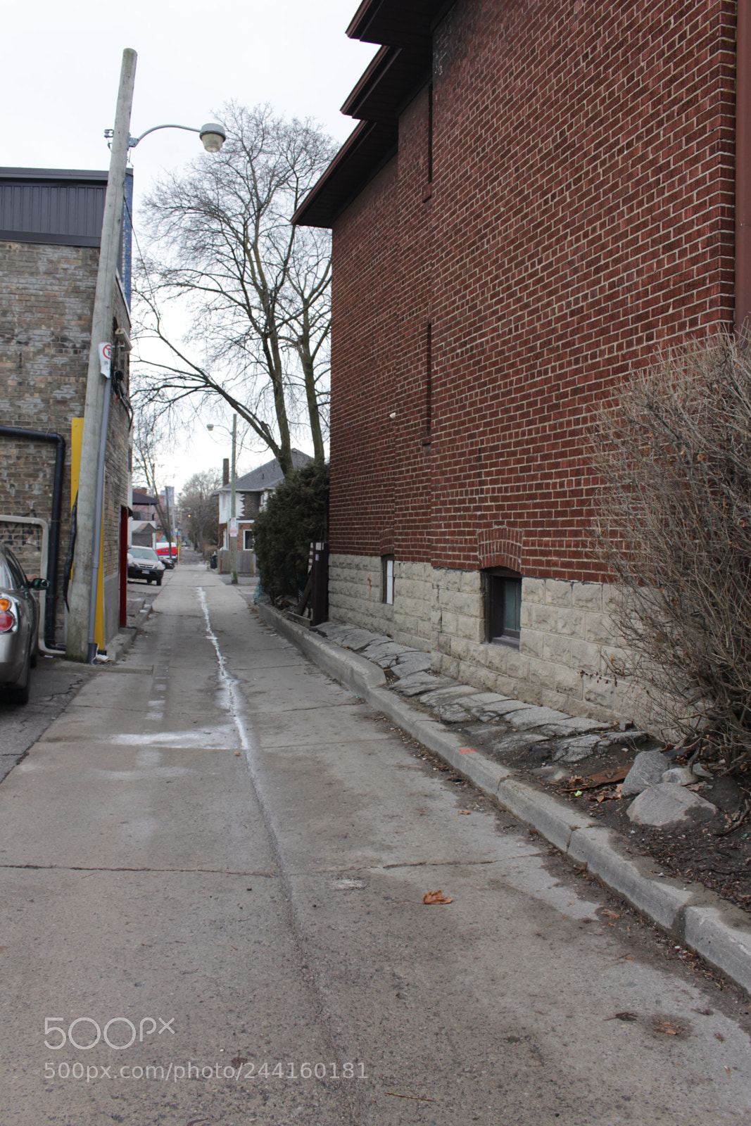 Canon EOS 100D (EOS Rebel SL1 / EOS Kiss X7) sample photo. Toronto hidden laneway..cold.. photography