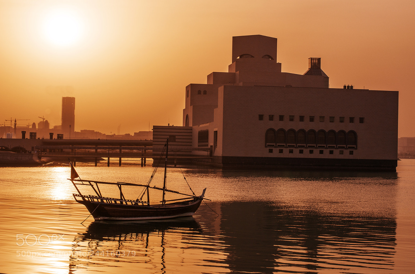 Nikon D5100 sample photo. Sunset in doha photography
