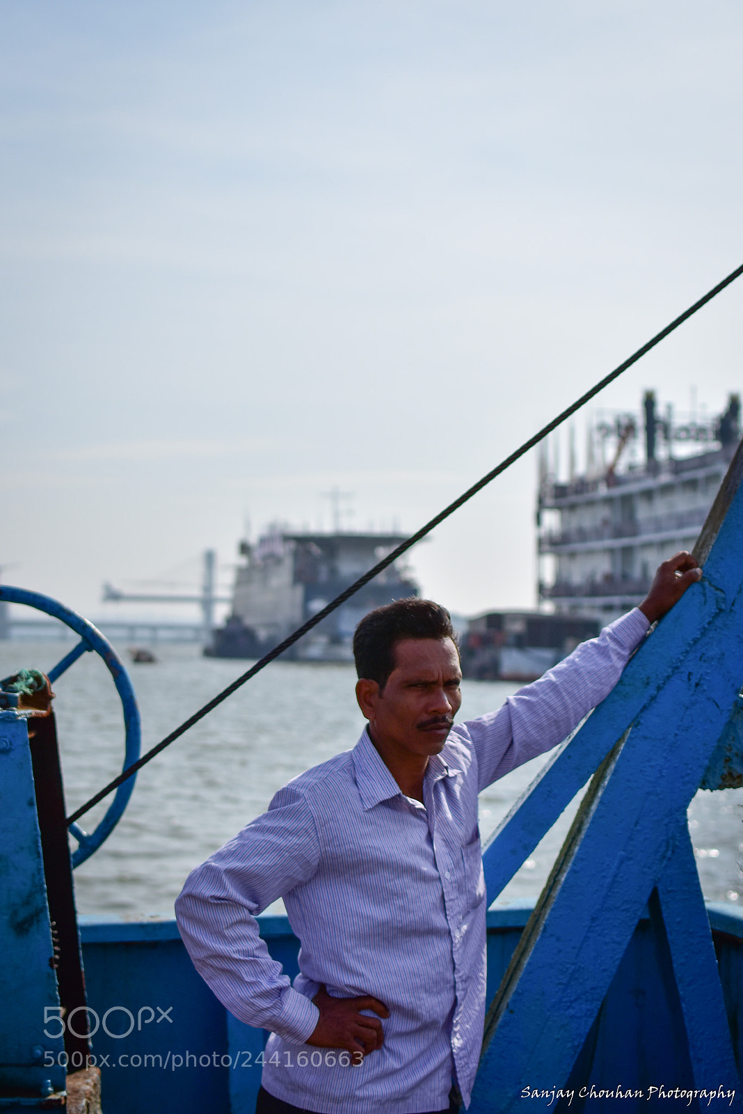 Nikon D7200 sample photo. Panjim ferry people photography