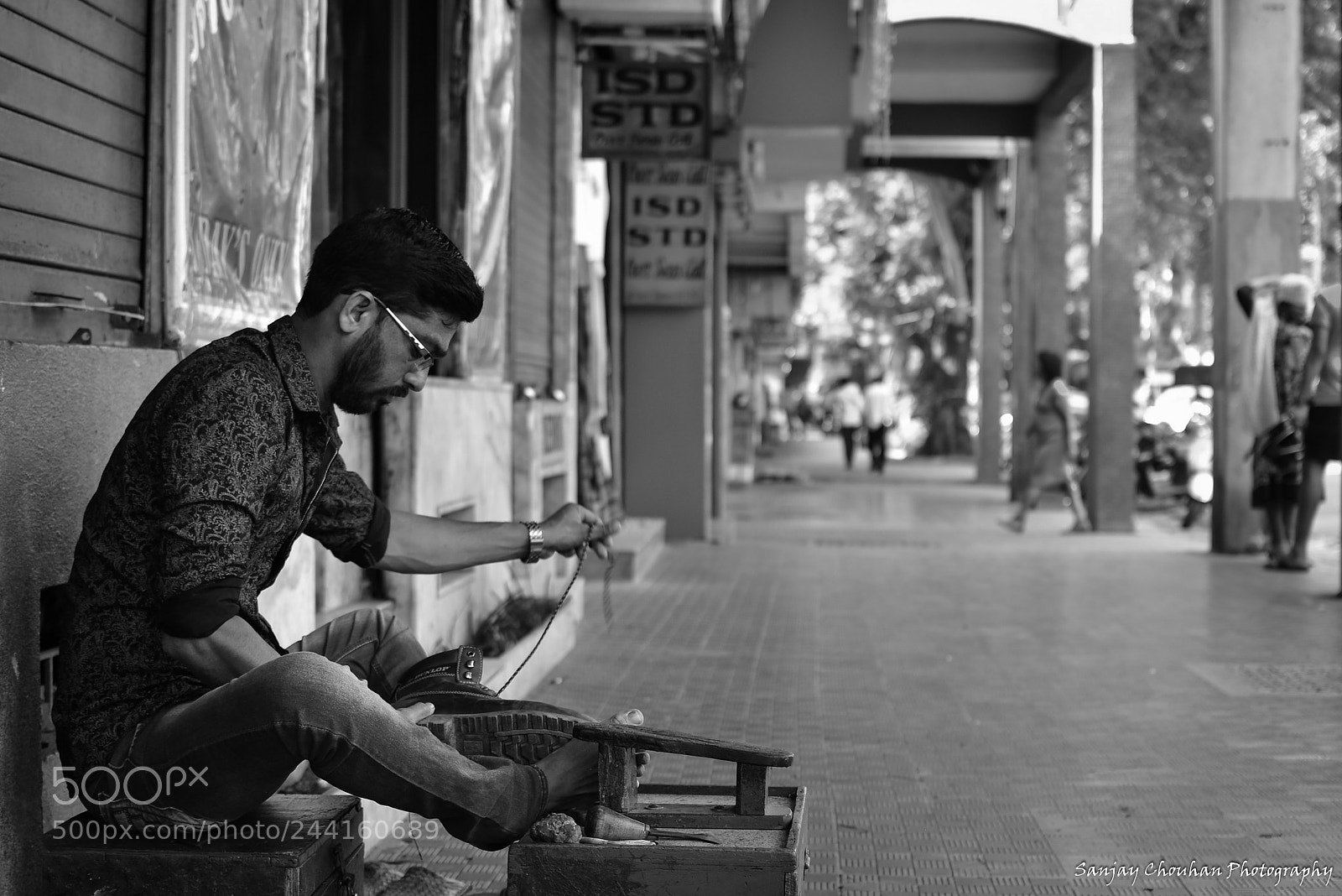 Nikon D7200 sample photo. Panjim shoe repair photography