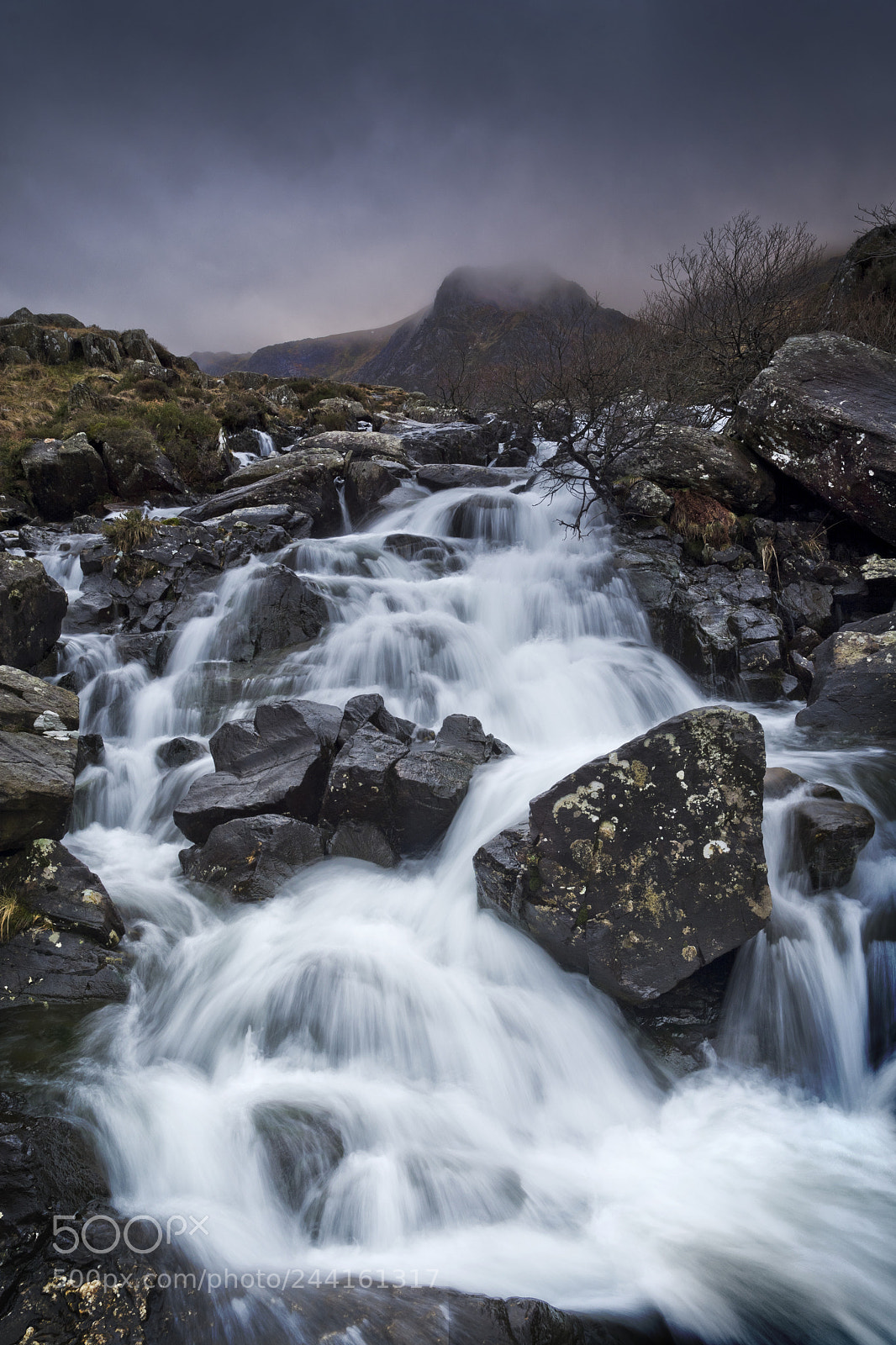 Nikon D7100 sample photo. Llyn idwal waterfall photography