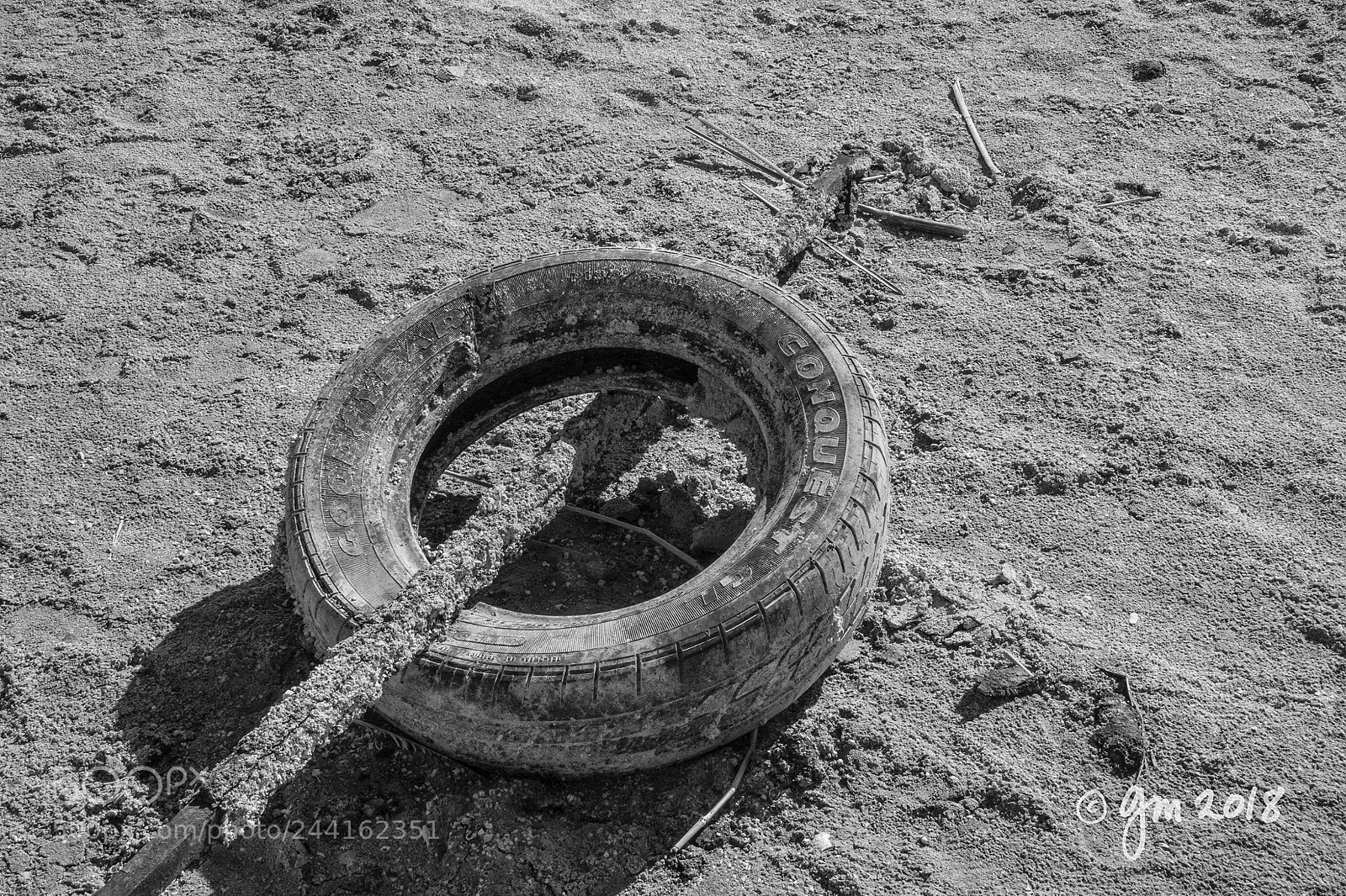 Nikon D7100 sample photo. Speared tire photography