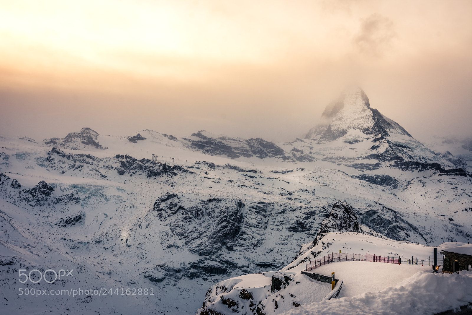 Nikon D3400 sample photo. Matterhorn sunset photography