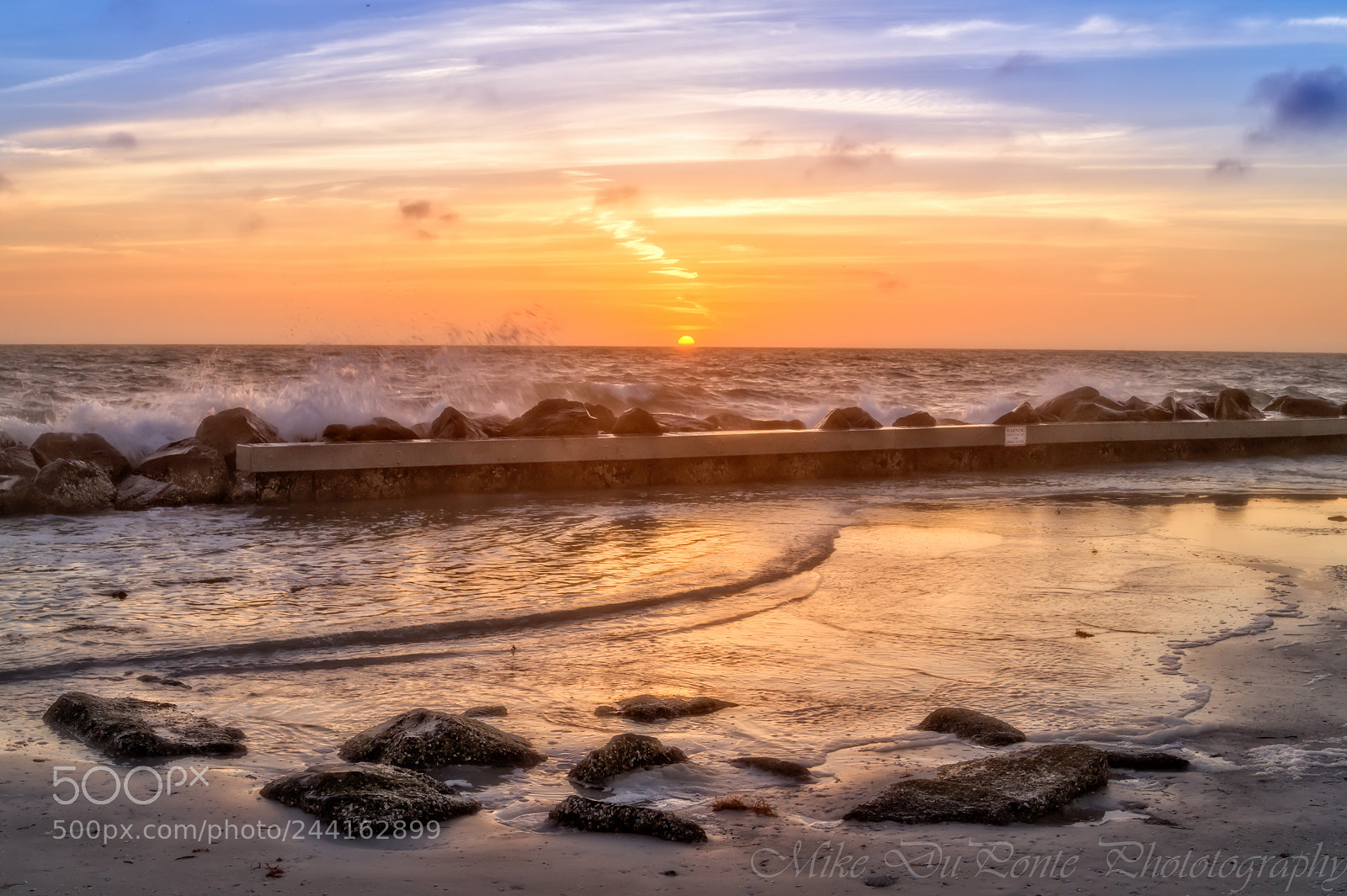 Sony SLT-A58 sample photo. Sunset tide photography