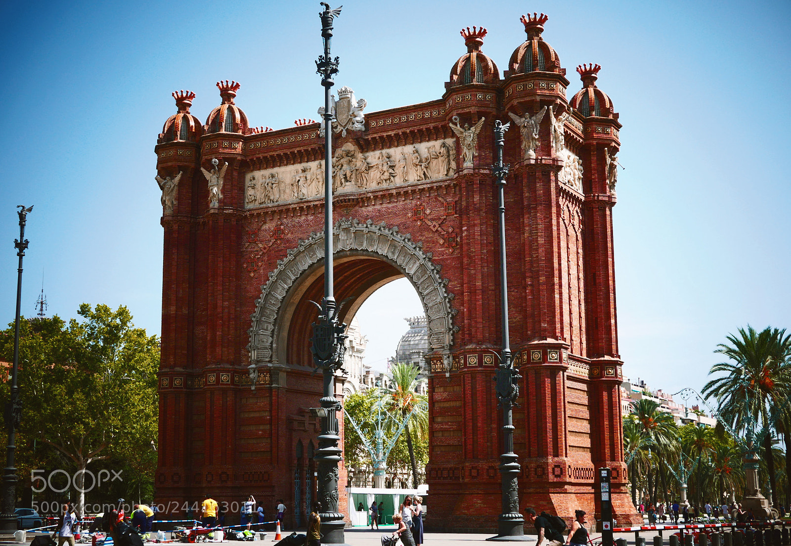 Panasonic Lumix DMC-LX100 sample photo. Arc de triomf photography