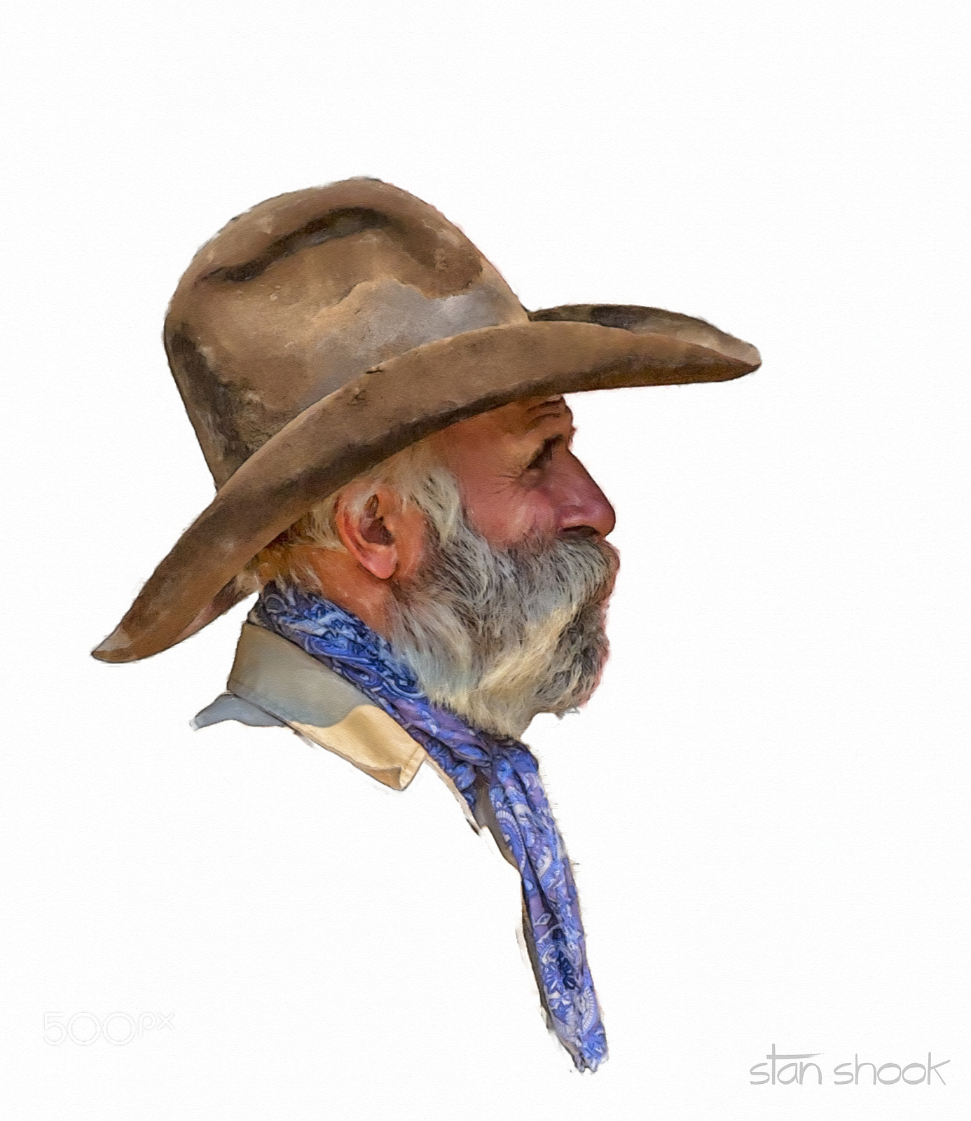 Canon EOS 100D (EOS Rebel SL1 / EOS Kiss X7) sample photo. Cowboy profile photography