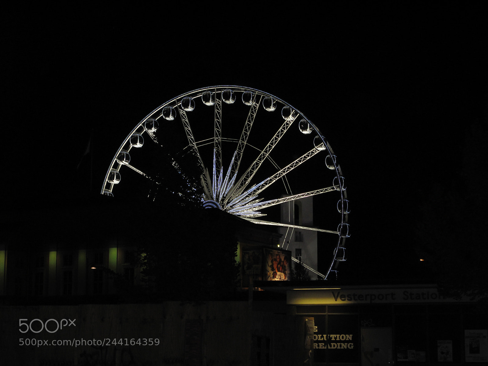 Canon PowerShot G10 sample photo. Copenhagen: ferris wheel photography