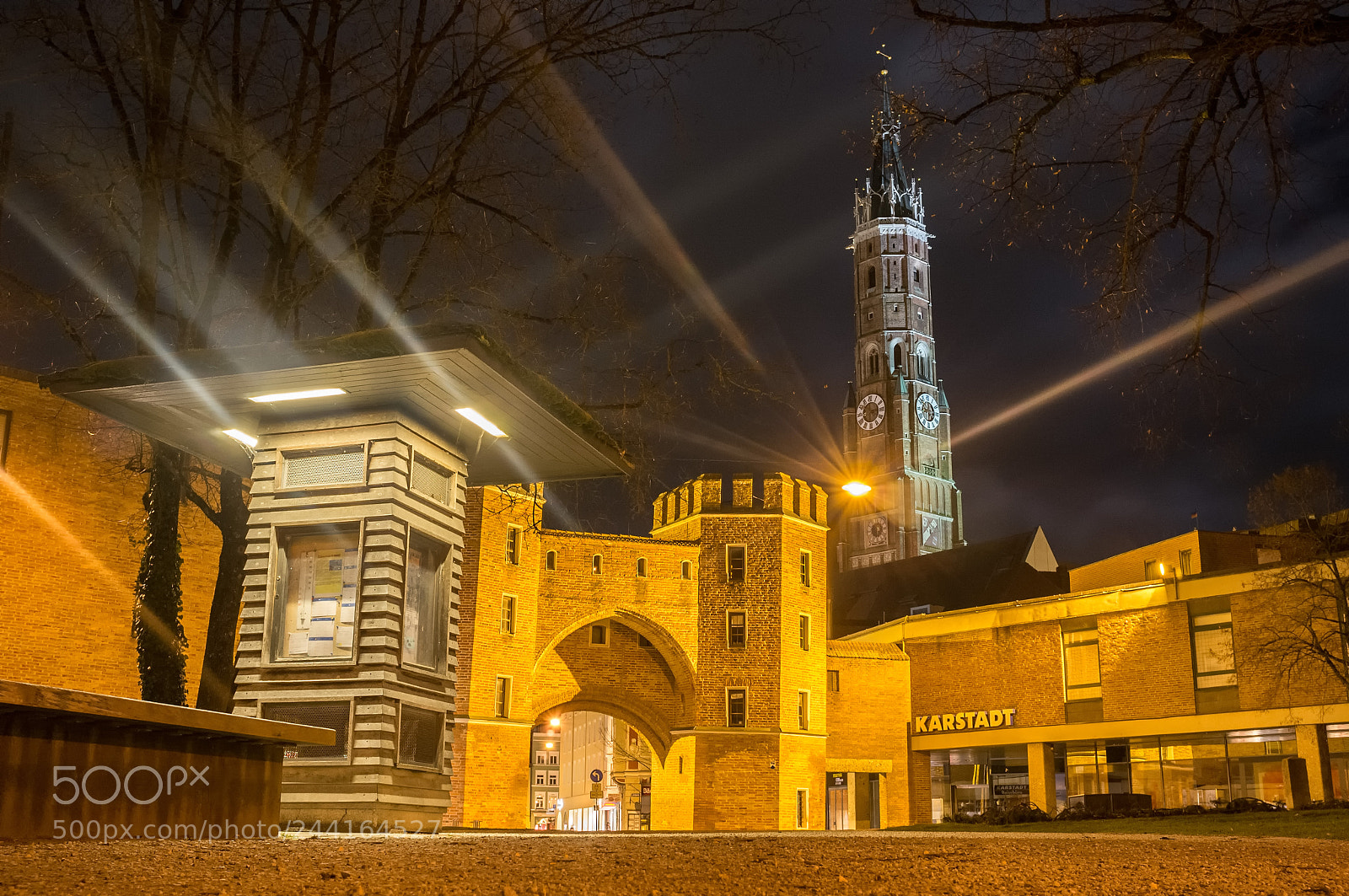 Fujifilm FinePix X100 sample photo. Landshut @ night photography
