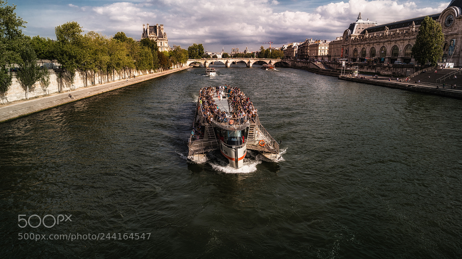 Nikon D4 sample photo. Bateau sur la seine photography