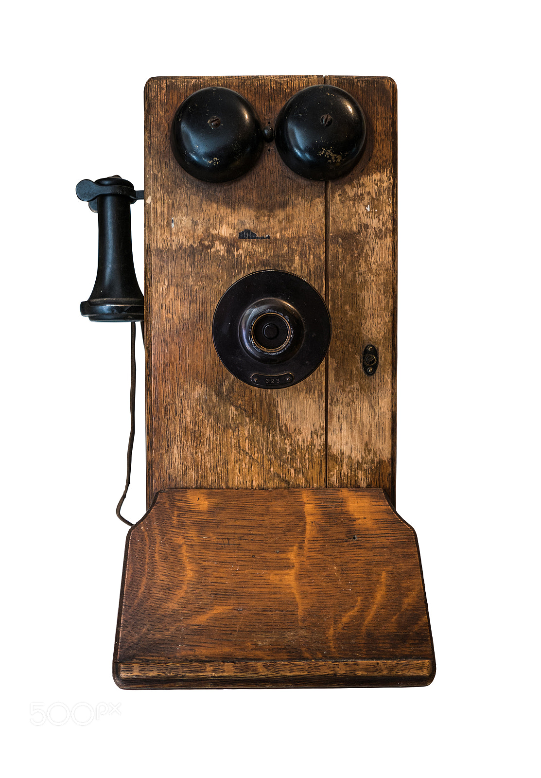 Panasonic Lumix DMC-LX100 sample photo. Vintage wall telephone photography