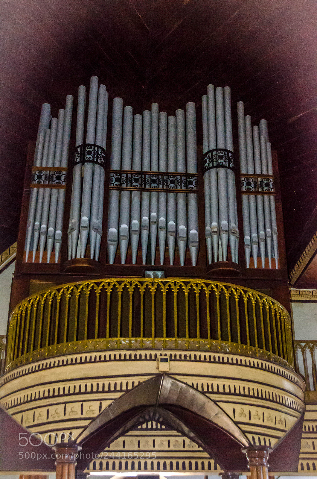 Nikon D7000 sample photo. Church organ pipes barbados photography