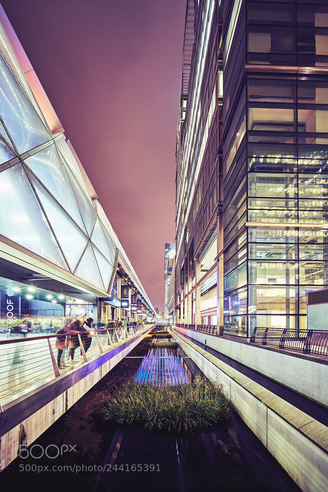 Sony a7R III sample photo. Crossrail place, canary wharf photography