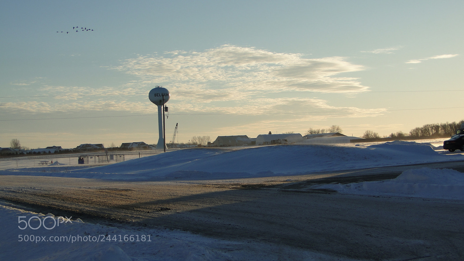 Sony Cyber-shot DSC-HX1 sample photo. Snowy belgium wisconsin photography