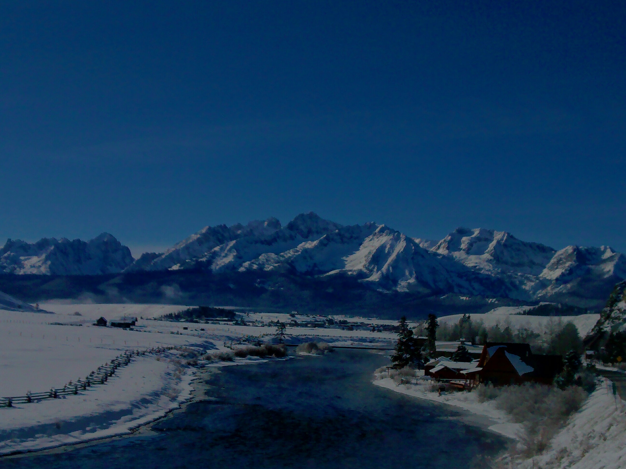 Motorola Moto G (1st Gen) sample photo. Sawtooths view from lower stanley photography