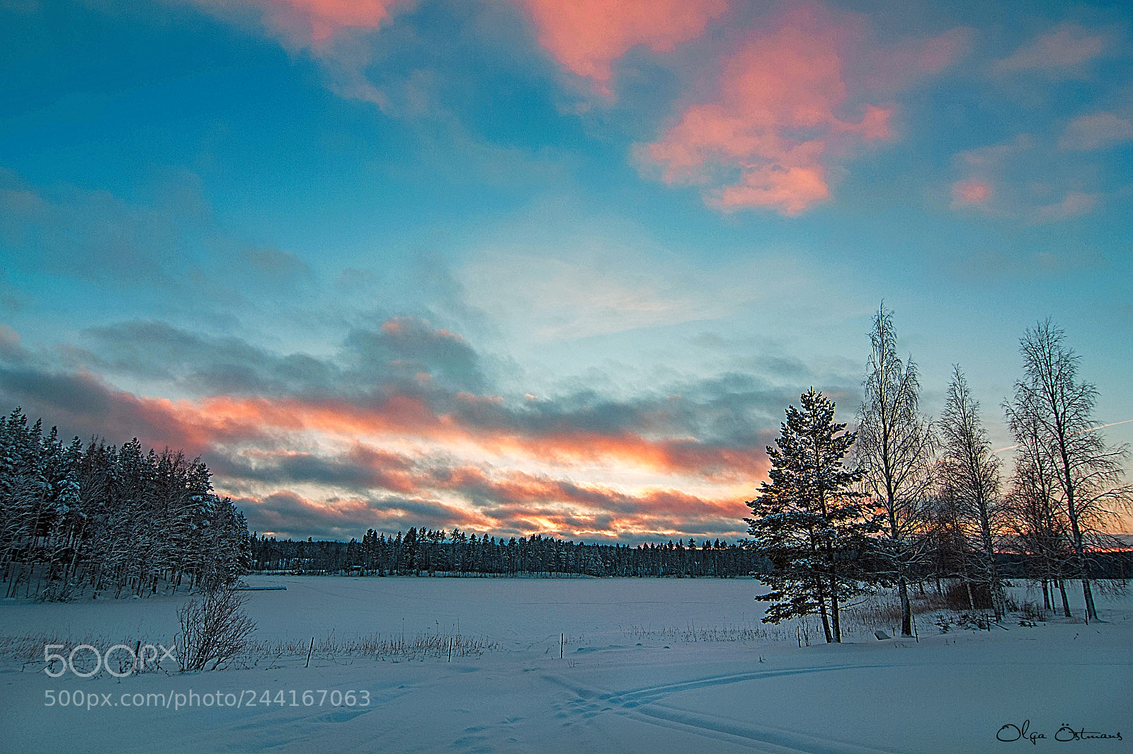 Canon EOS 550D (EOS Rebel T2i / EOS Kiss X4) sample photo. Winter sunset photography