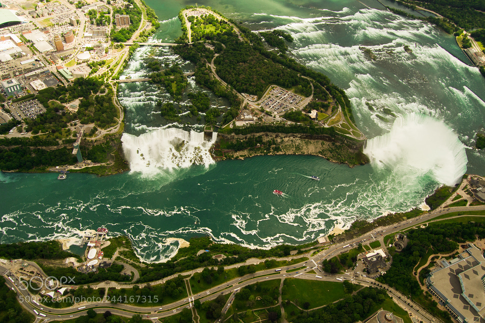 Nikon D3100 sample photo. Niagara falls from above photography