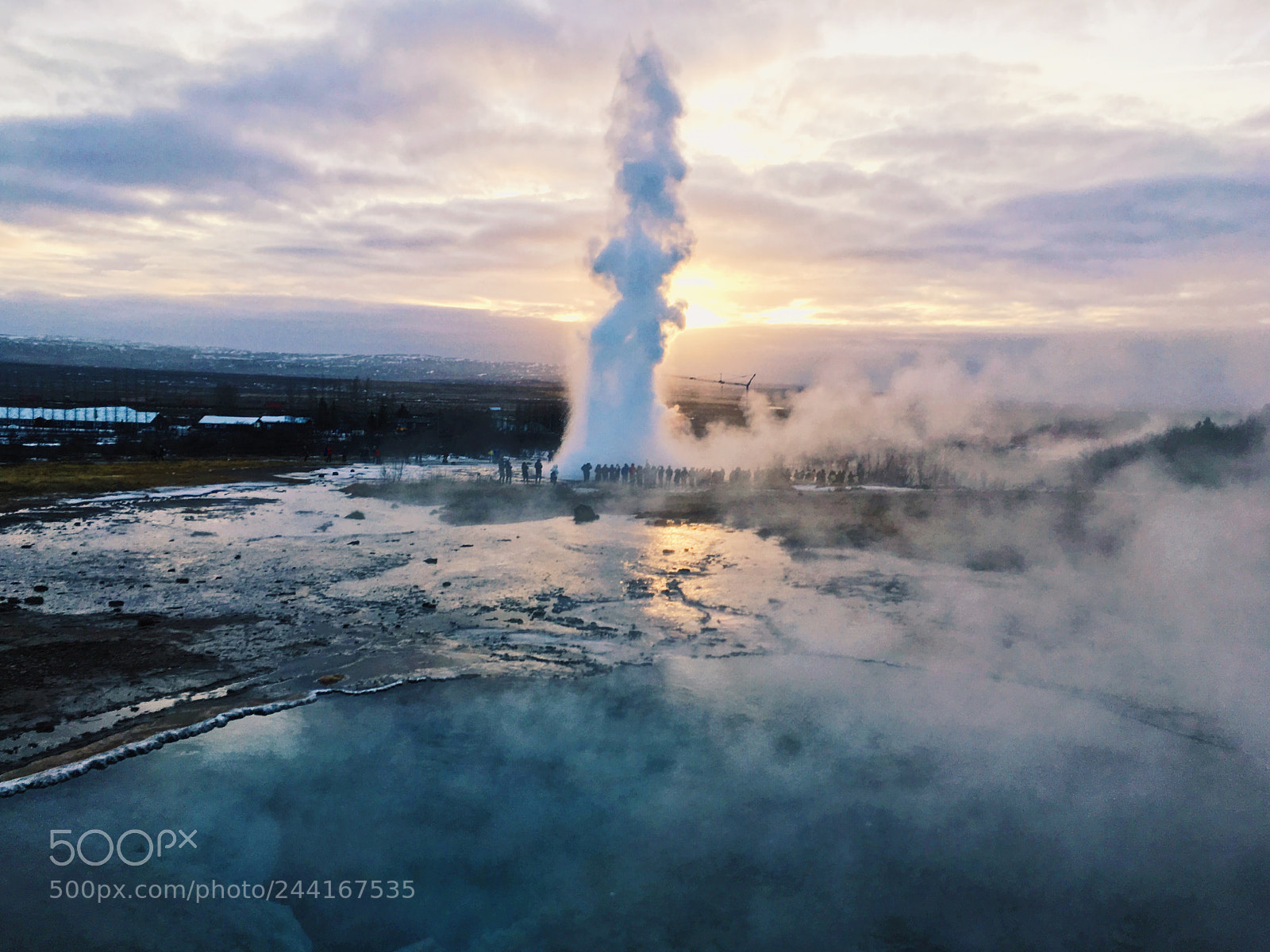 Apple iPhone SE sample photo. Geysir, iceland photography