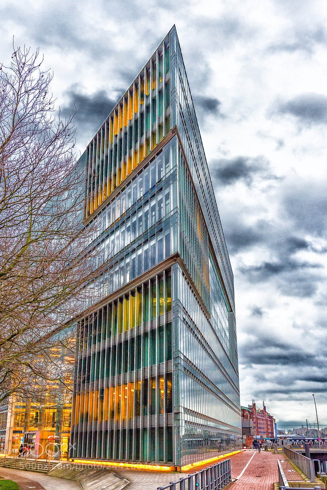 Nikon D800 sample photo. Flat iron from hamburg photography
