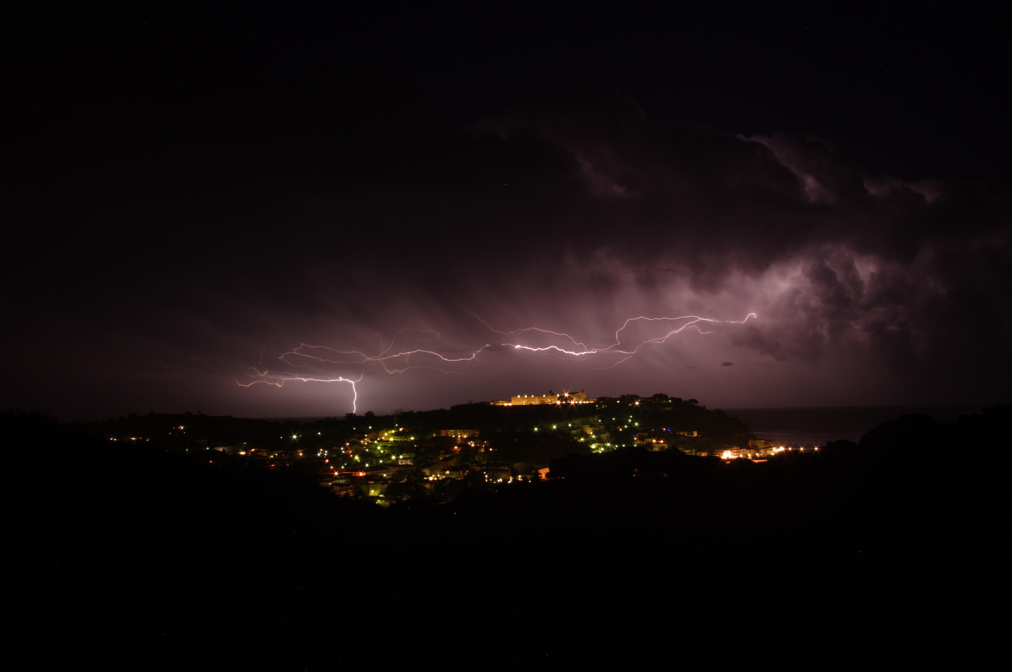 Pentax K-r sample photo. Temporale su porto azzurro photography