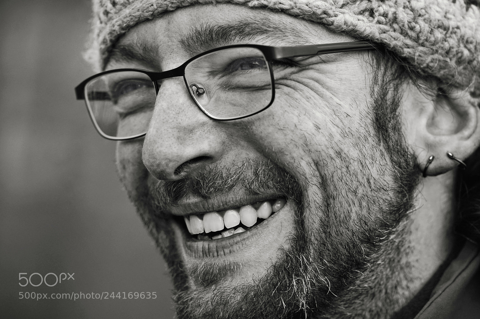 Sony a7 II sample photo. Laughing stranger photography