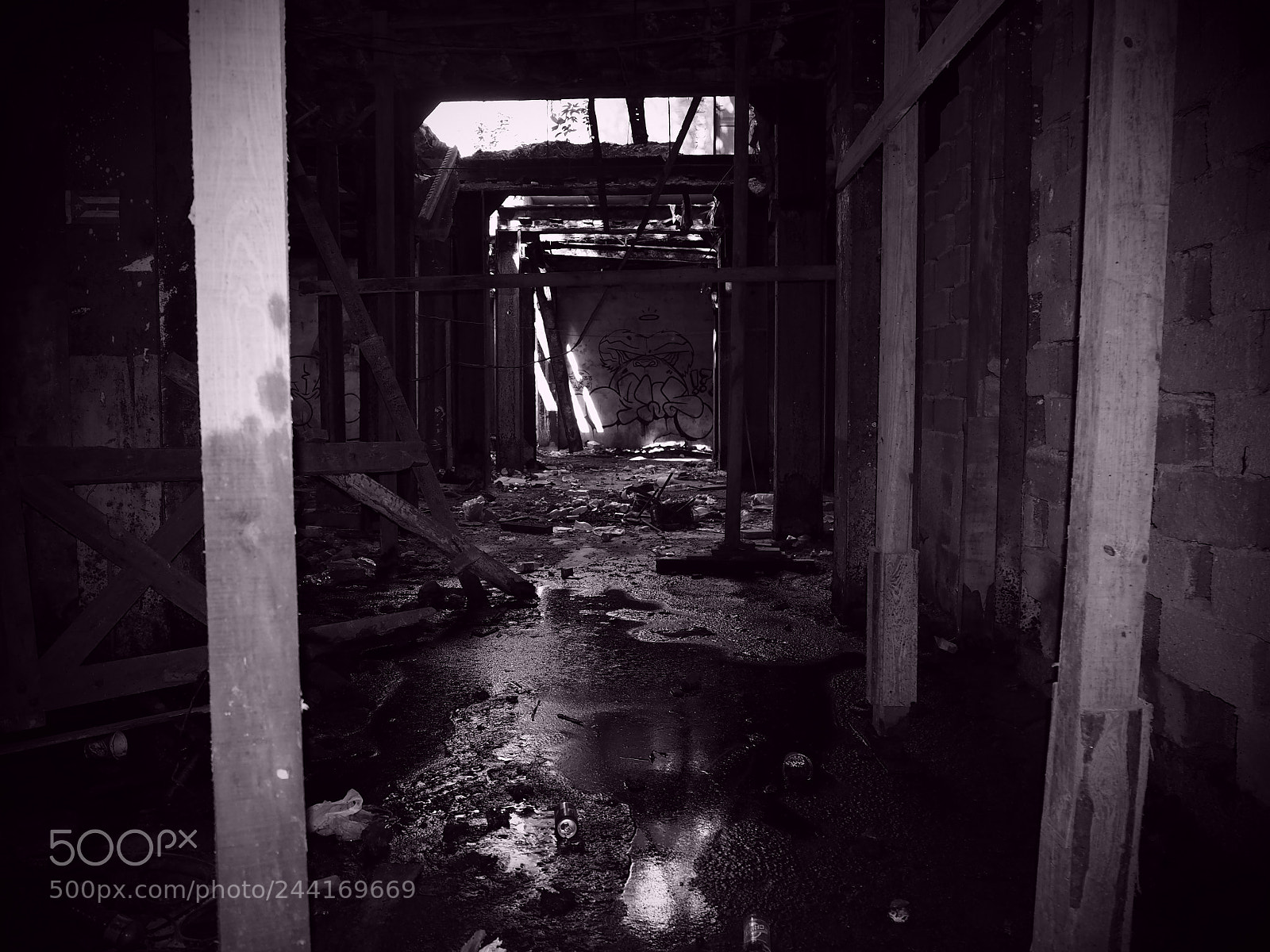Olympus OM-D E-M10 II sample photo. Building ruins in the photography