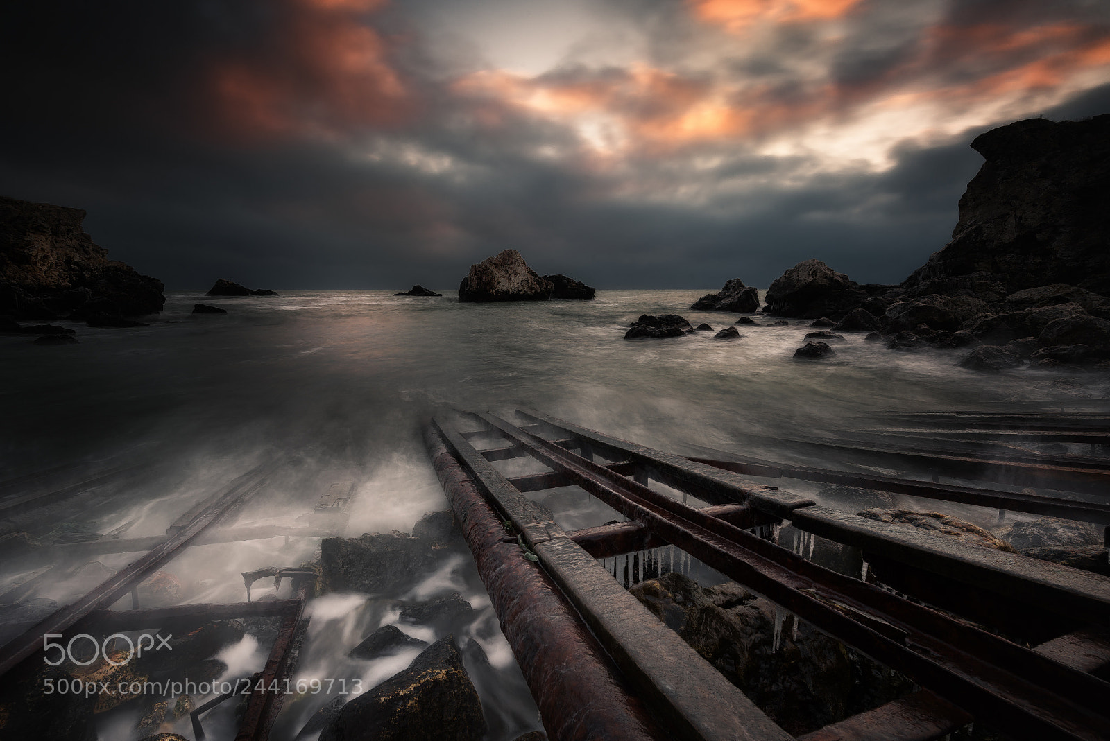 Nikon D610 sample photo. Angry sea photography