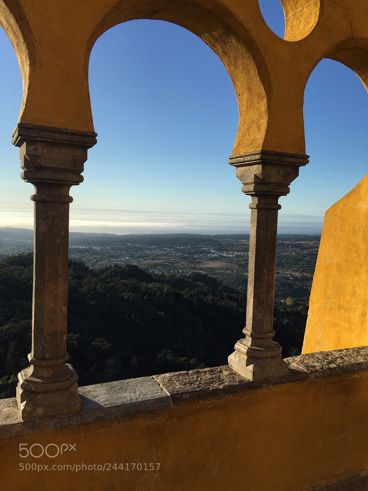 Apple iPhone 6 sample photo. Yellow arches, sintra photography