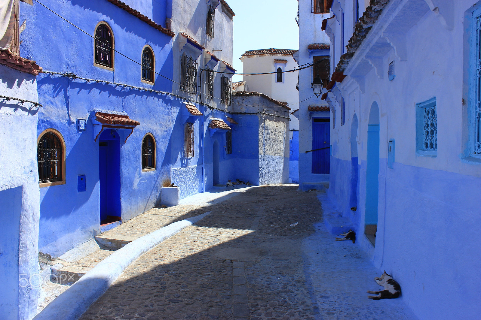 Canon EF-S 18-55mm F3.5-5.6 IS sample photo. Serenity in chefchaouen photography