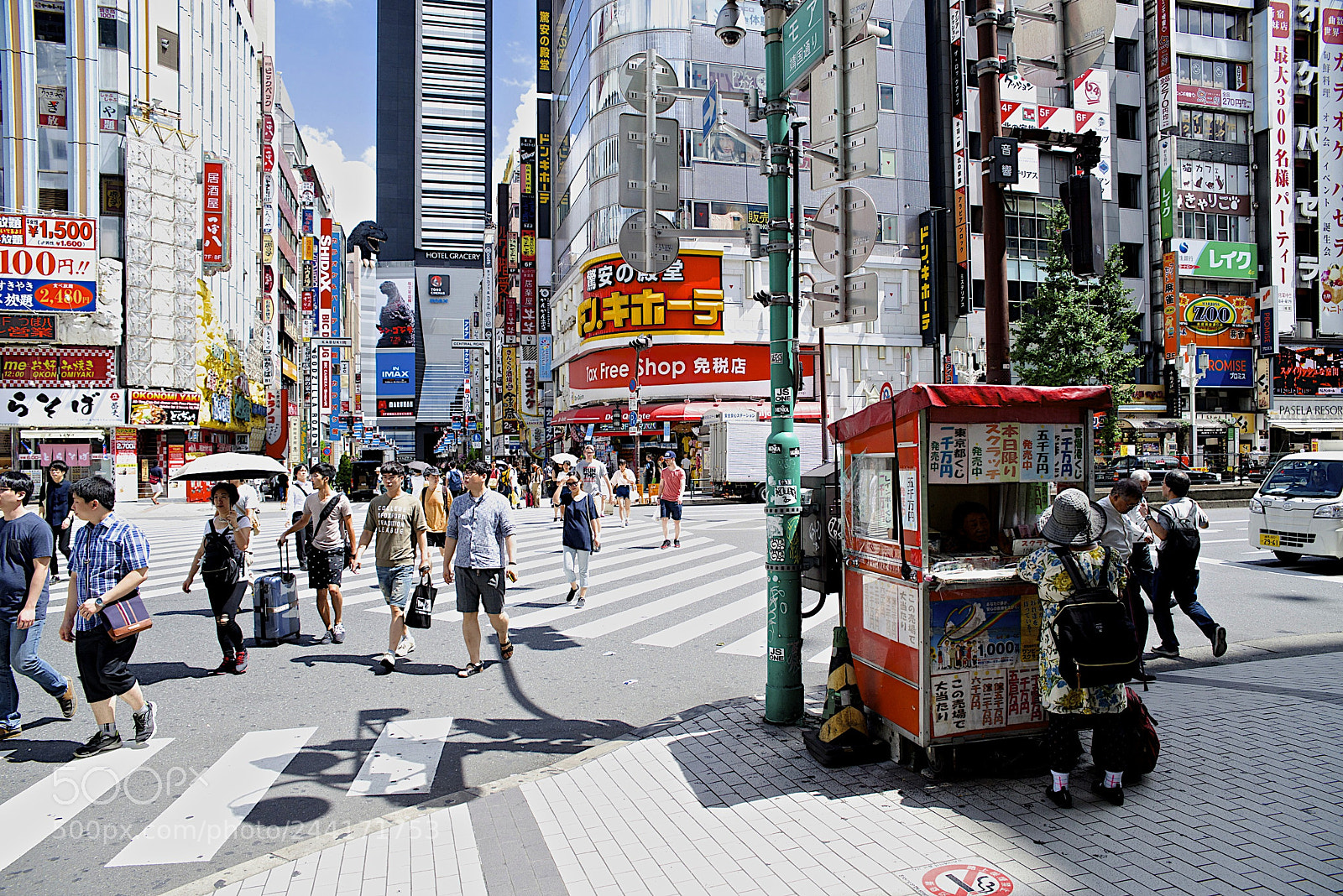 Nikon D610 sample photo. Shinjuku heat photography