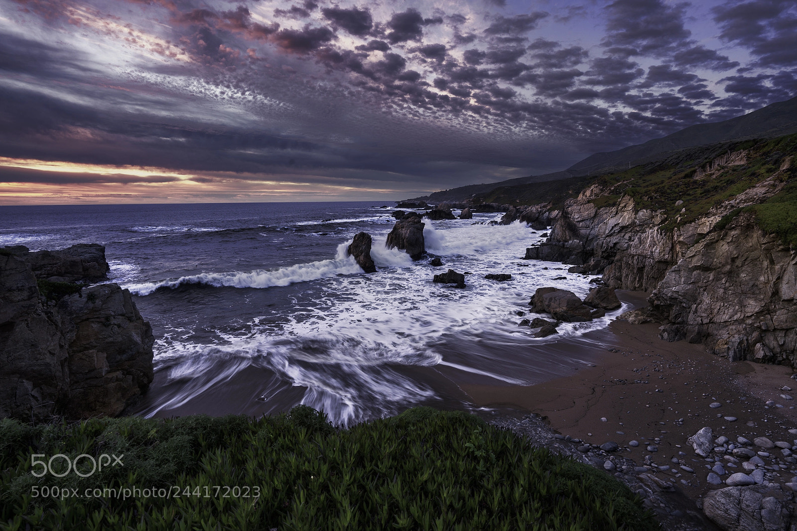 Sony a7R II sample photo. Garrapata sunset photography