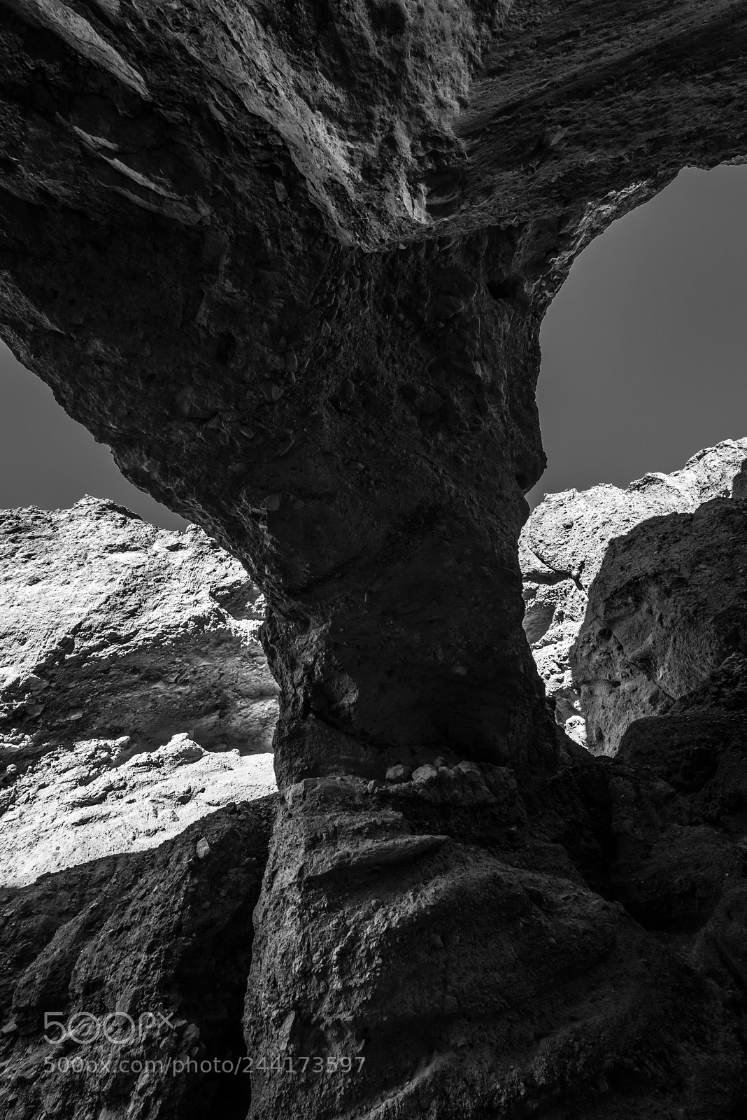 Nikon D800 sample photo. Natural bridge death valley photography
