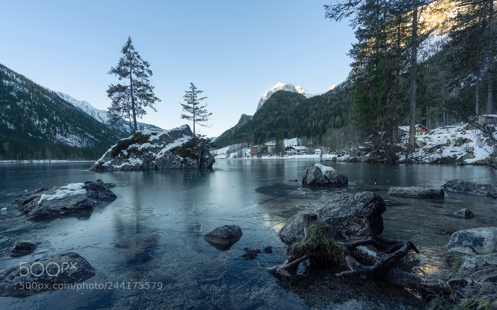 Sony a7R III sample photo. Hintersee on the rocks photography