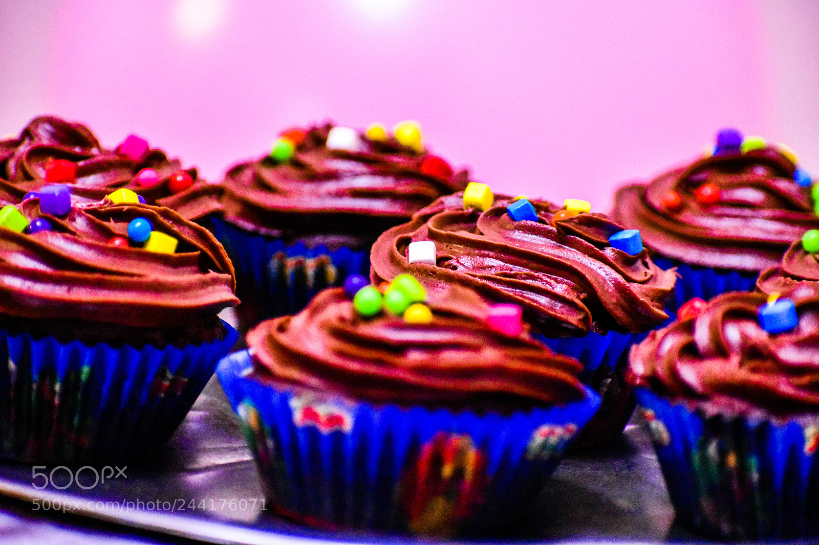Nikon D3400 sample photo. Cupcake photography