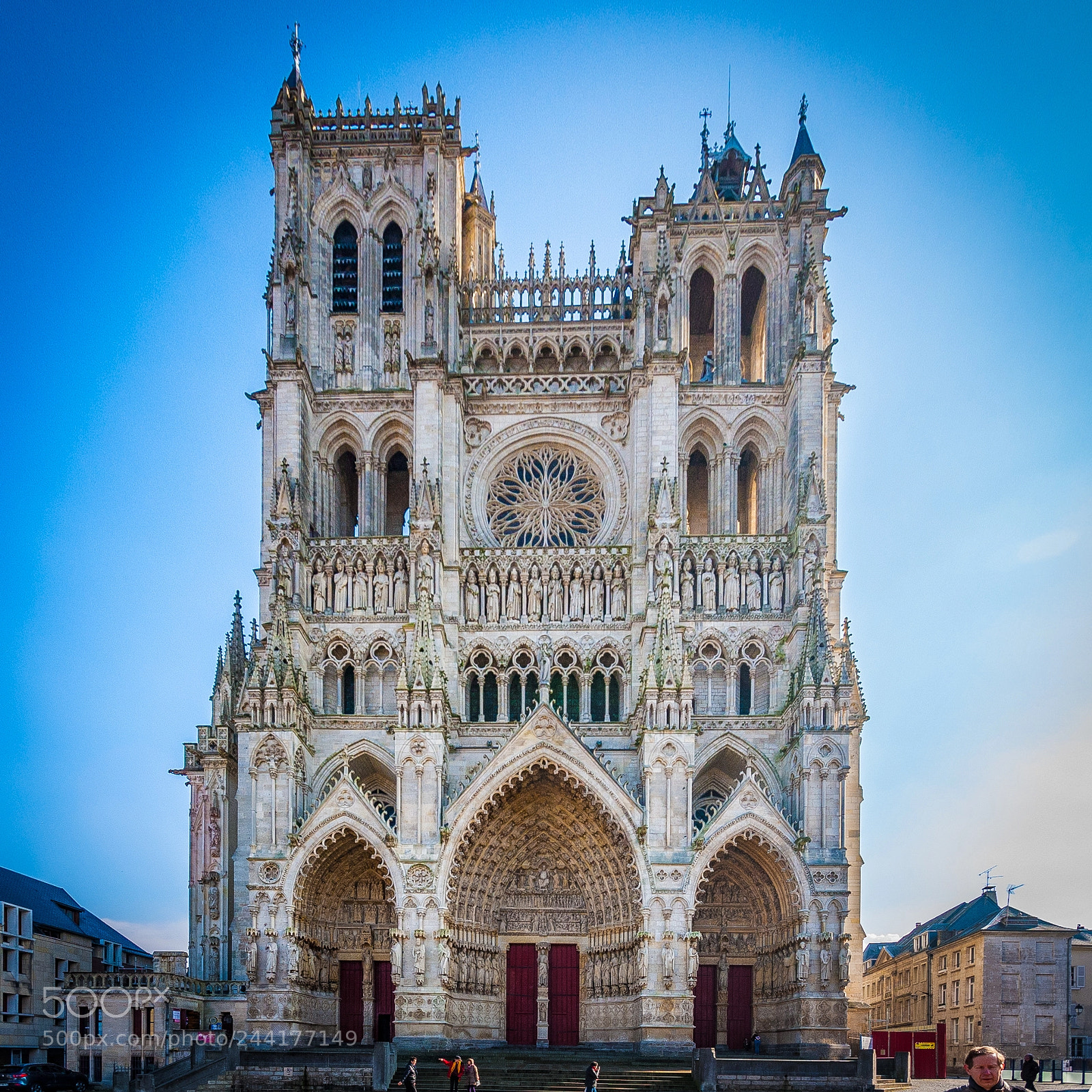 Canon EOS 40D sample photo. Amiens cathedral photography