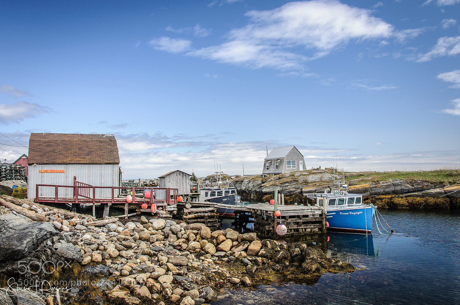 Nikon D90 sample photo. Nova scotia's quaint fishing photography
