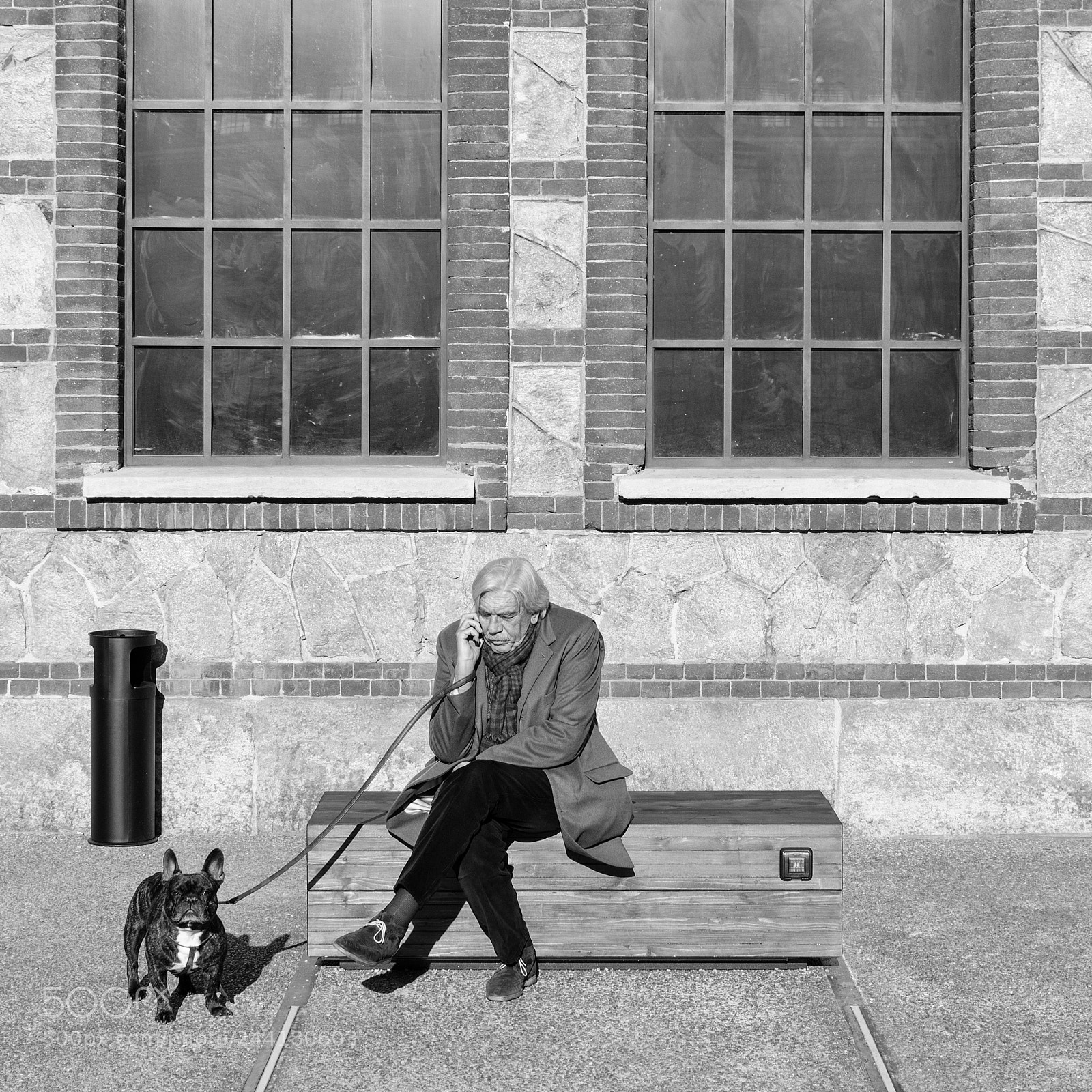 Nikon D5100 sample photo. Dog & men photography