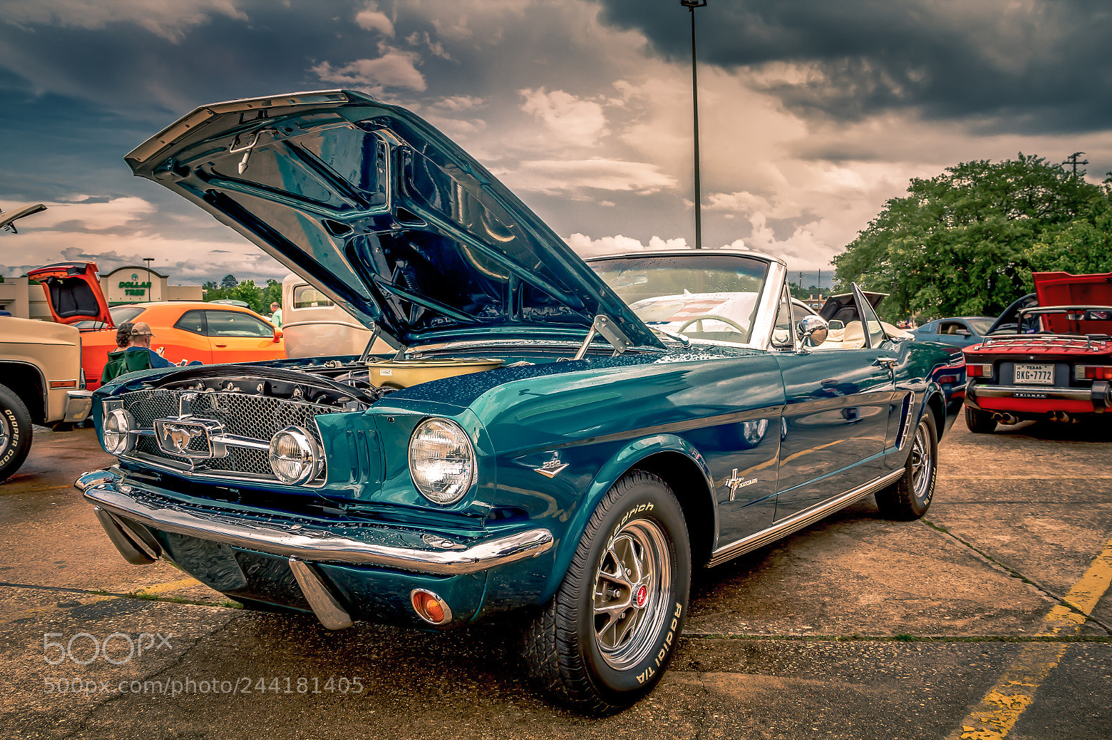 Canon EOS 60D sample photo. 65' ford mustang photography