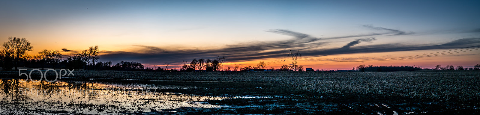Sony a7R II sample photo. Sunset reflection photography