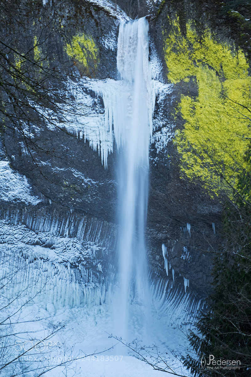 Fujifilm X-T2 sample photo. Latourell frozen photography