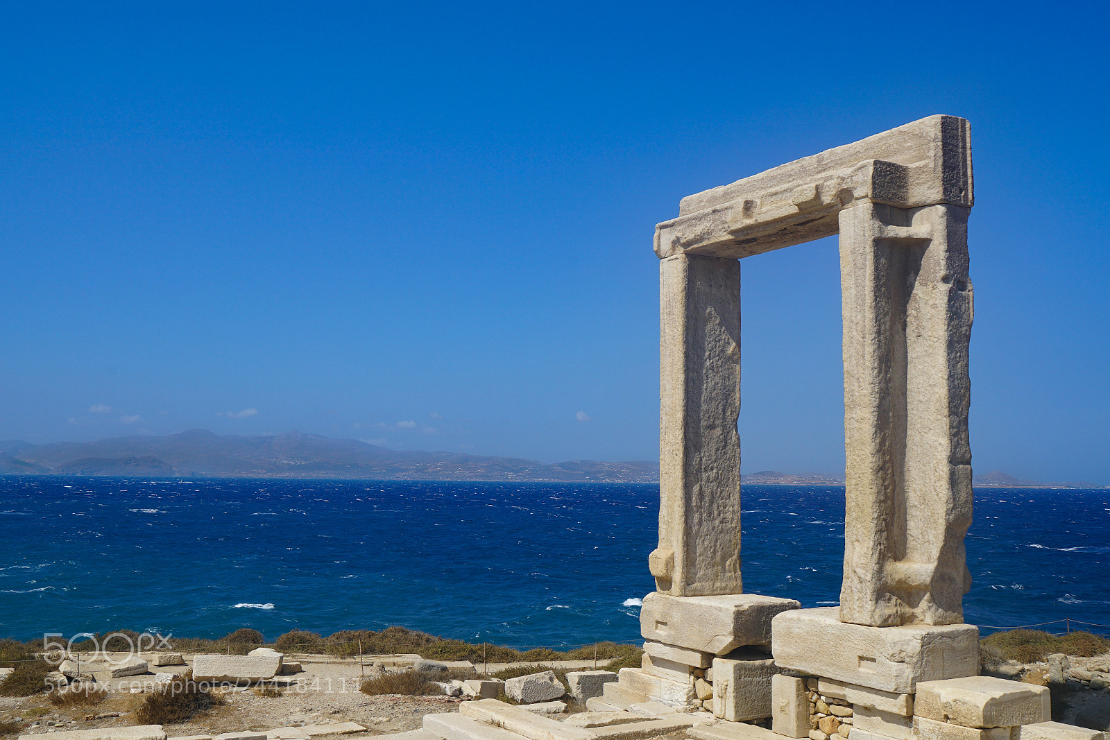 Sony a7R II sample photo. Portara - apollo's template photography