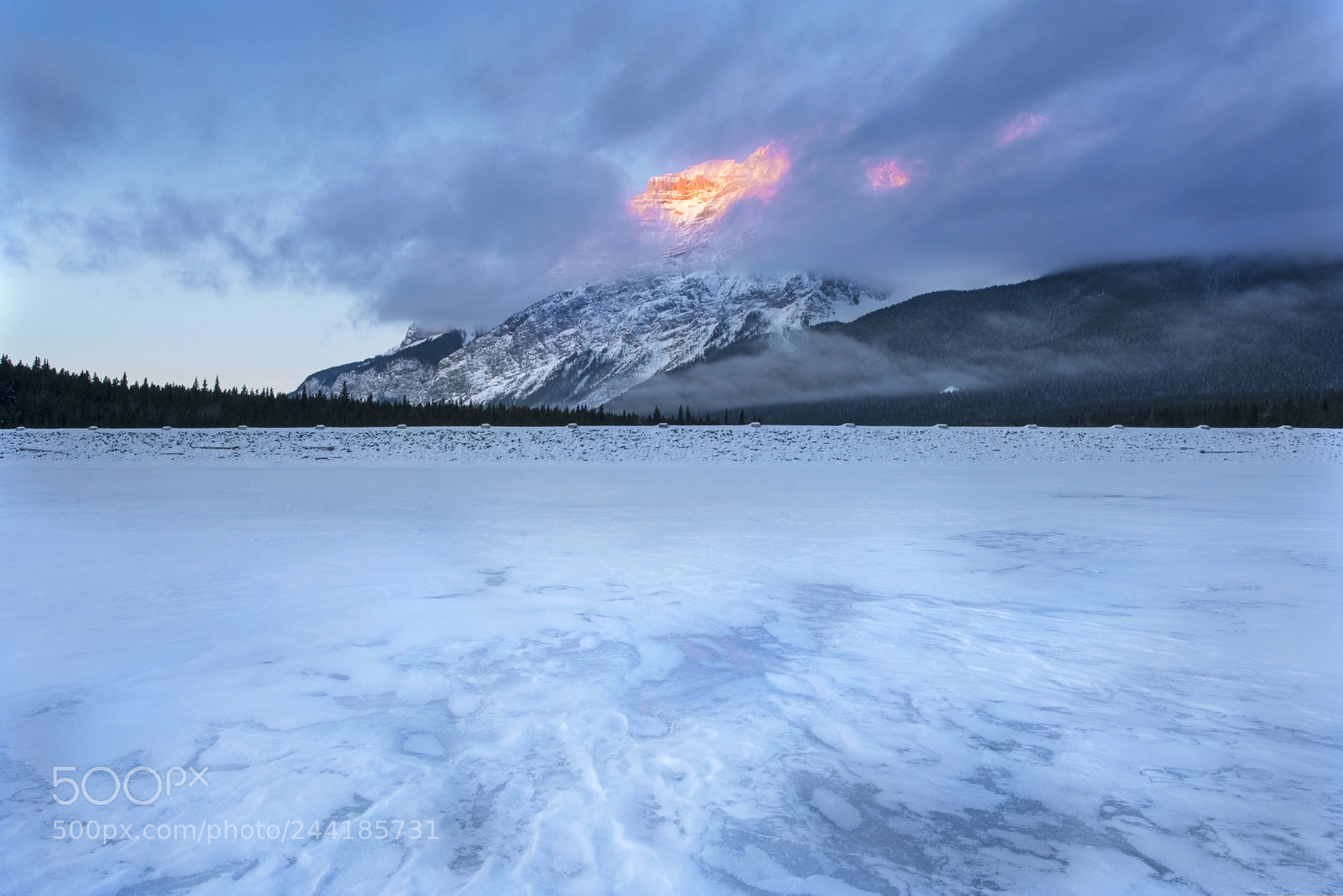Nikon D810 sample photo. Flaming mountain photography