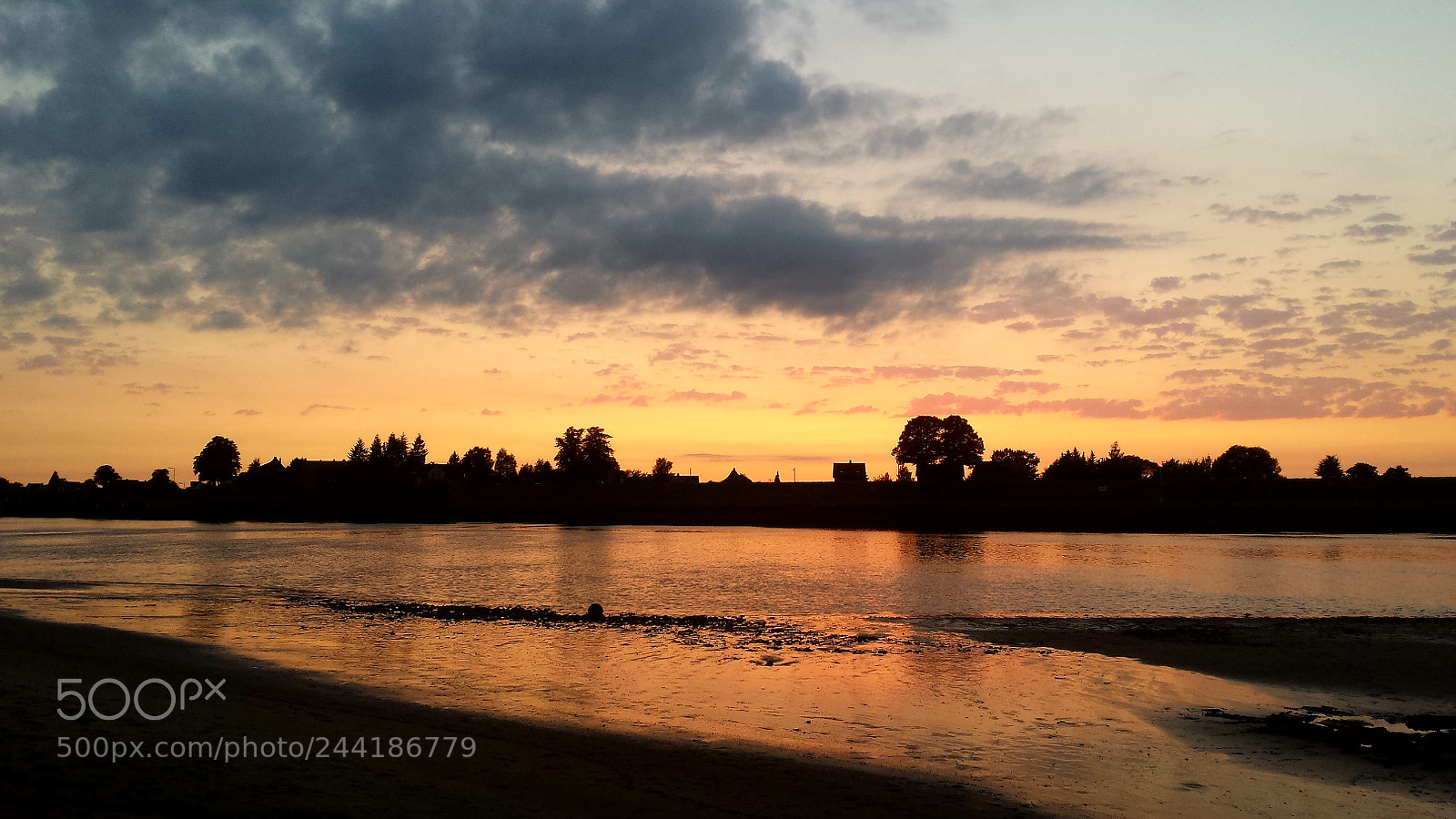 Samsung Galaxy S4 sample photo. Sunset at the elbe photography
