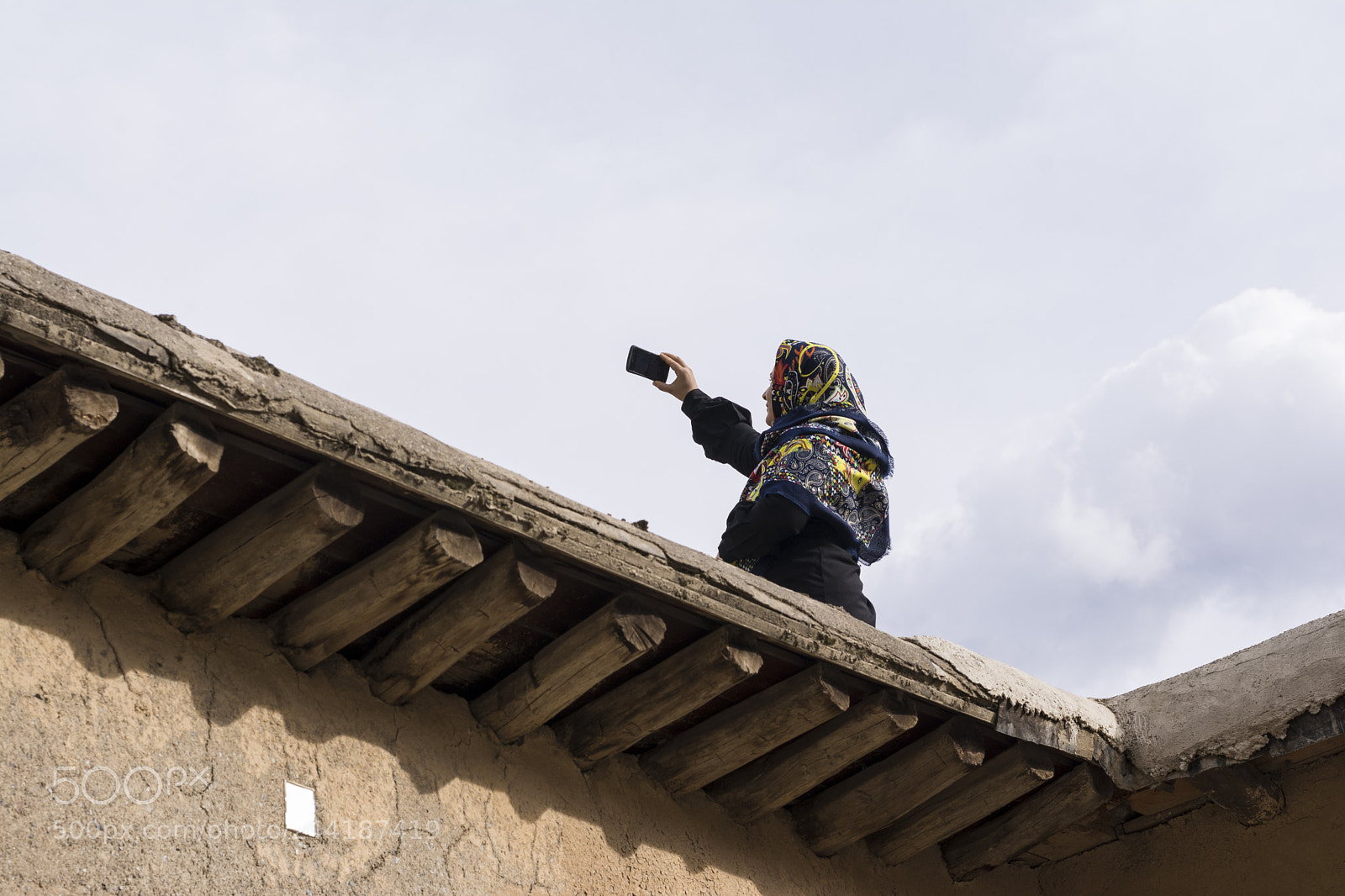 Nikon D7100 sample photo. Muslim woman taking selfie photography