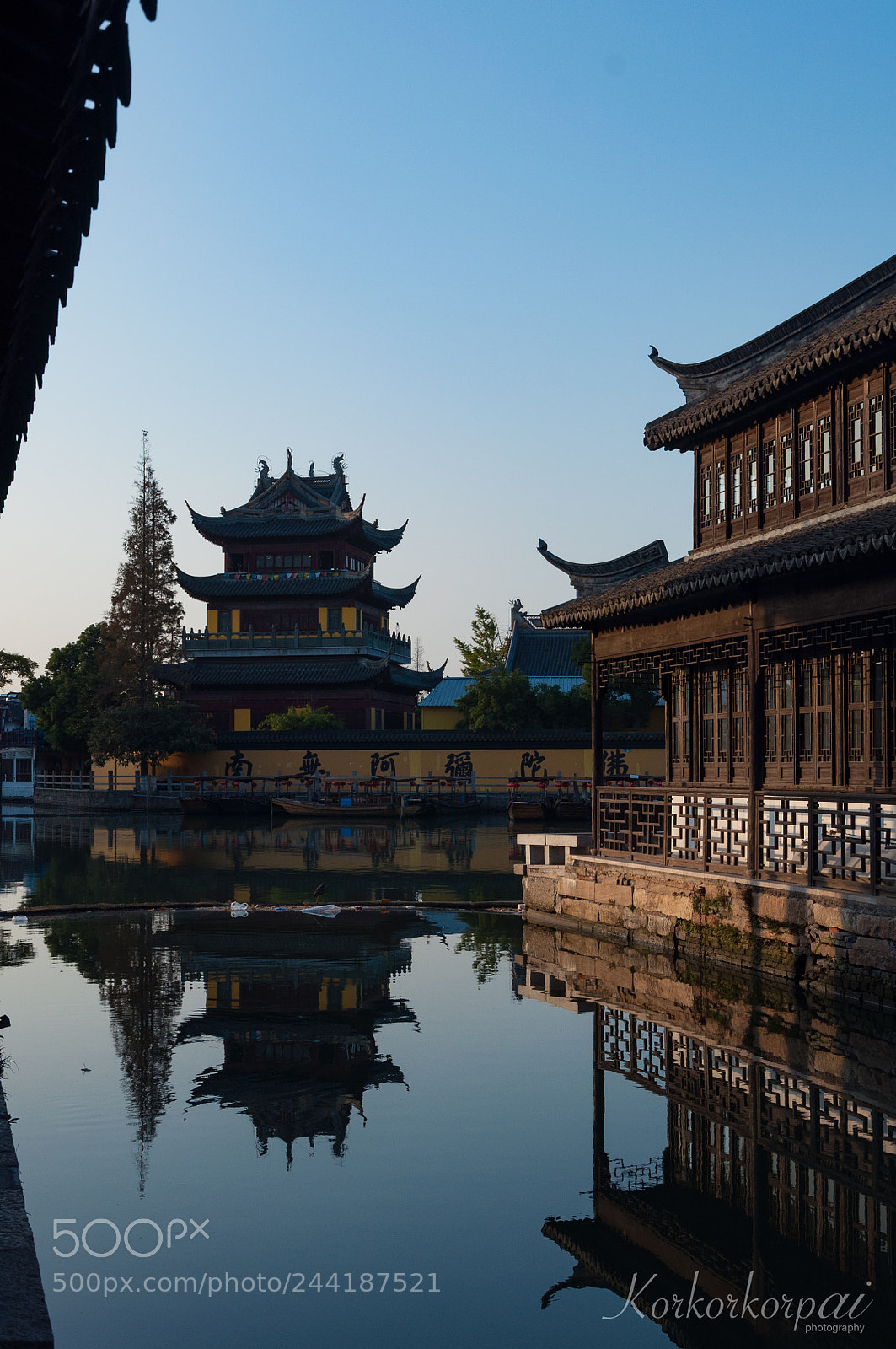Nikon D90 sample photo. Zhujiajiao ancient water town photography